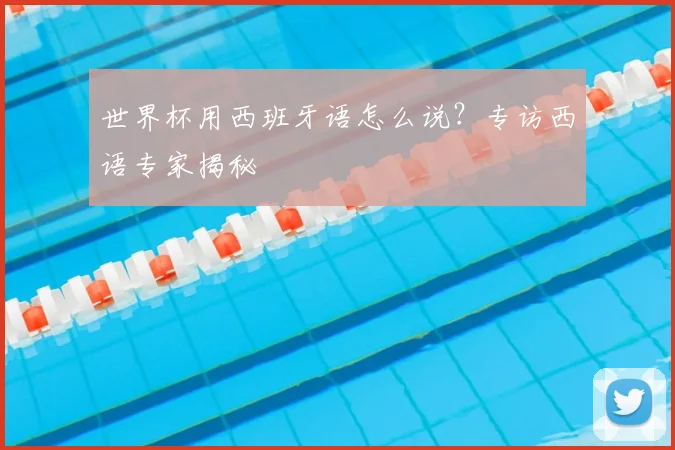 世界杯用西班牙语怎么说?专访西语专家揭秘